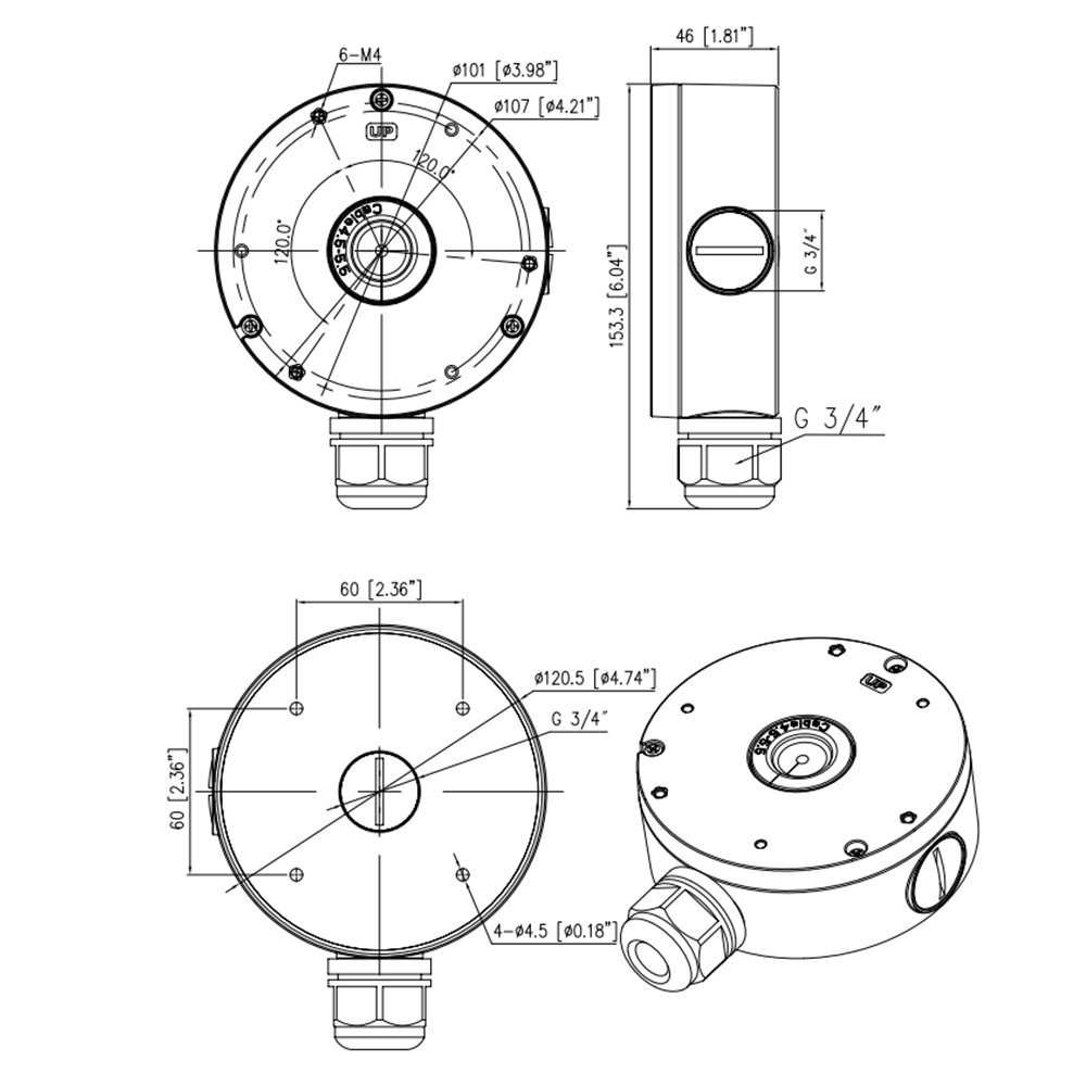 D-Link Junction Box DCS-F480JB