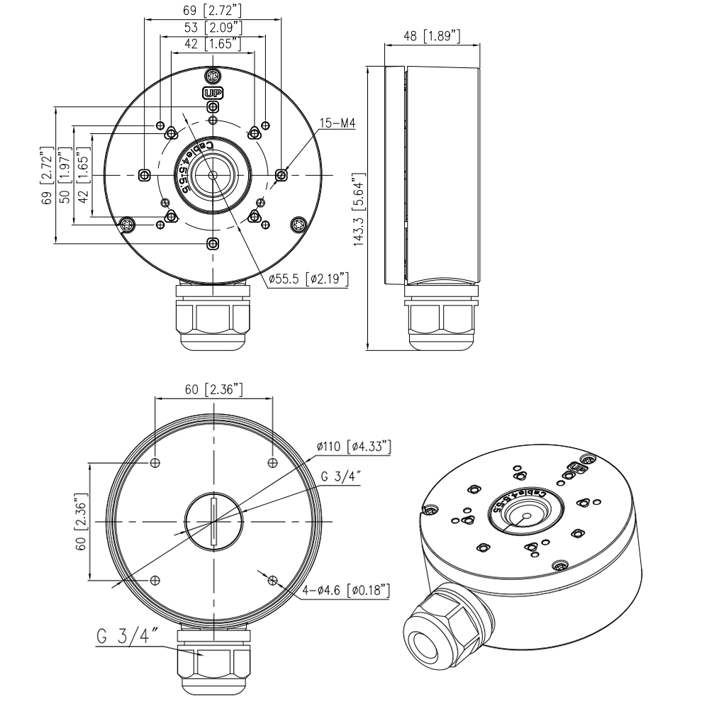 D-Link Junction Box DCS-F470JB