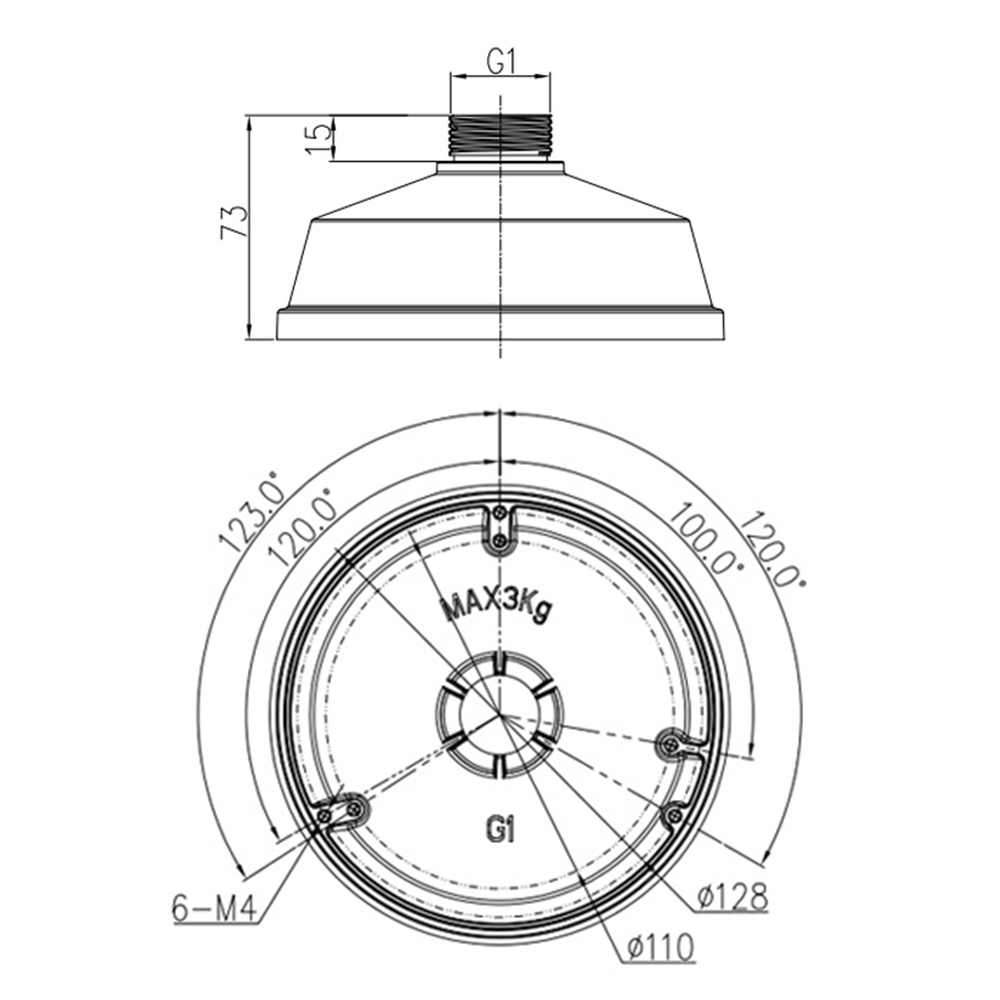 D-Link Pendant Cap DCS-F481PC