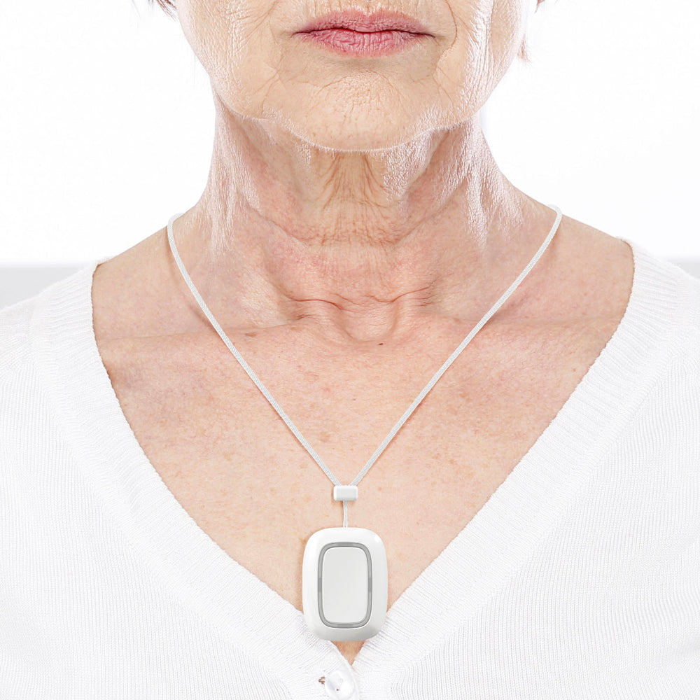 
                  
                    an older woman wearing a AJAX Smart Button
                  
                