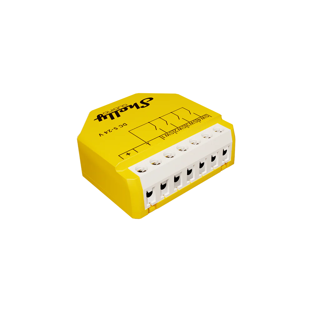 Shelly Wave i4 DC input module for Z-Wave smart home systems