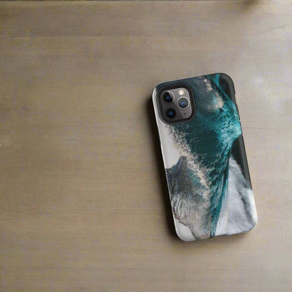 
                  
                    a phone case sitting on top of a table
                  
                