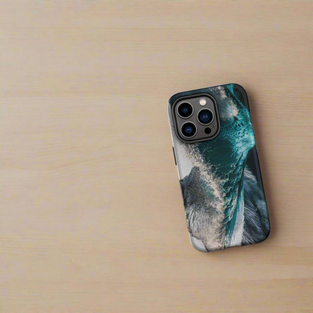 
                  
                    a phone case sitting on top of a table
                  
                